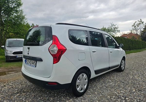 Dacia Lodgy cena 27900 przebieg: 175643, rok produkcji 2016 z Zielona Góra małe 781